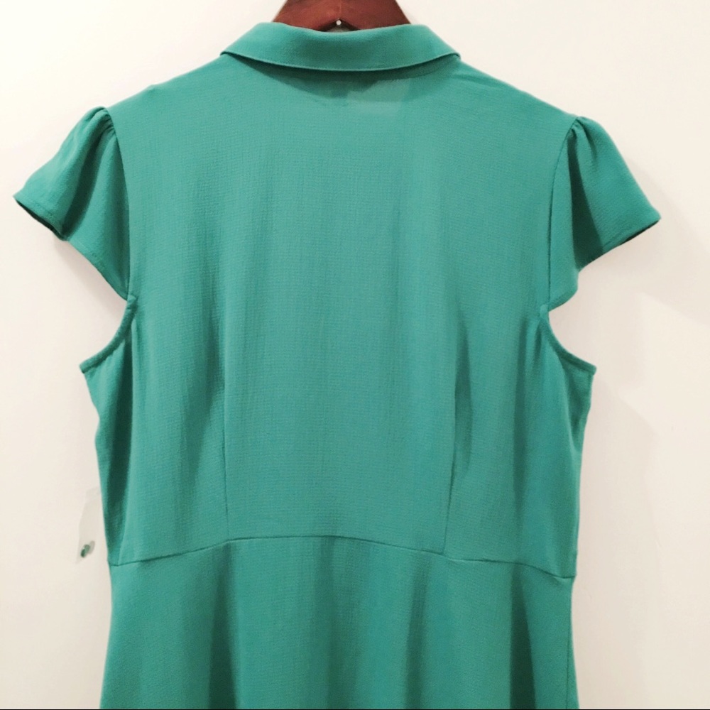 ModCloth Dapper Dance Partner Shirt Dress Jade - Picture 6 of 8